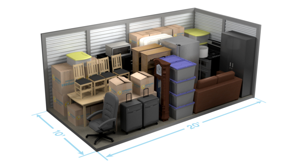 Unit Size Guide Compass Self Storage