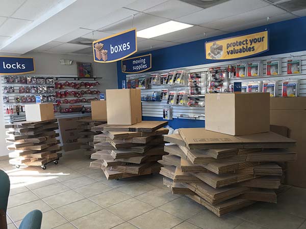 Boxes of multiple sizes for sale.