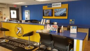 Compass Self Storage rental office.
