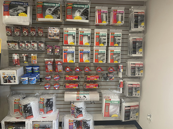 Packing and moving supplies available in front office.