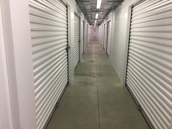 Indoor units at Compass Self Storage.