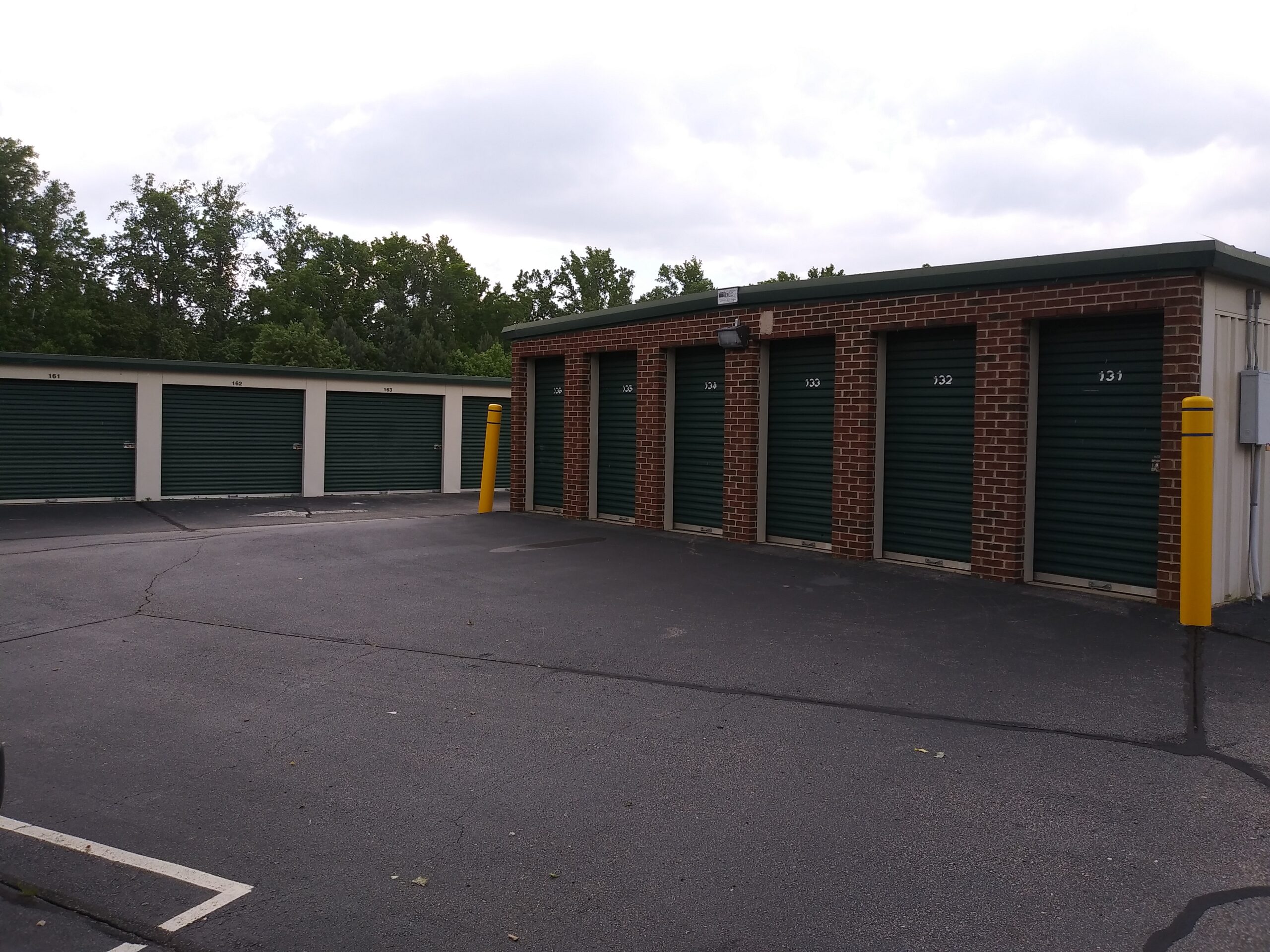 Outdoor units at Compass Self Storage.