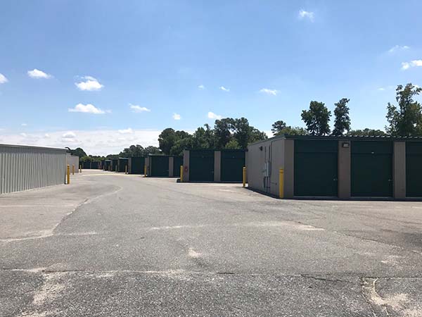 Berkeley Boulevard outdoor storage units.