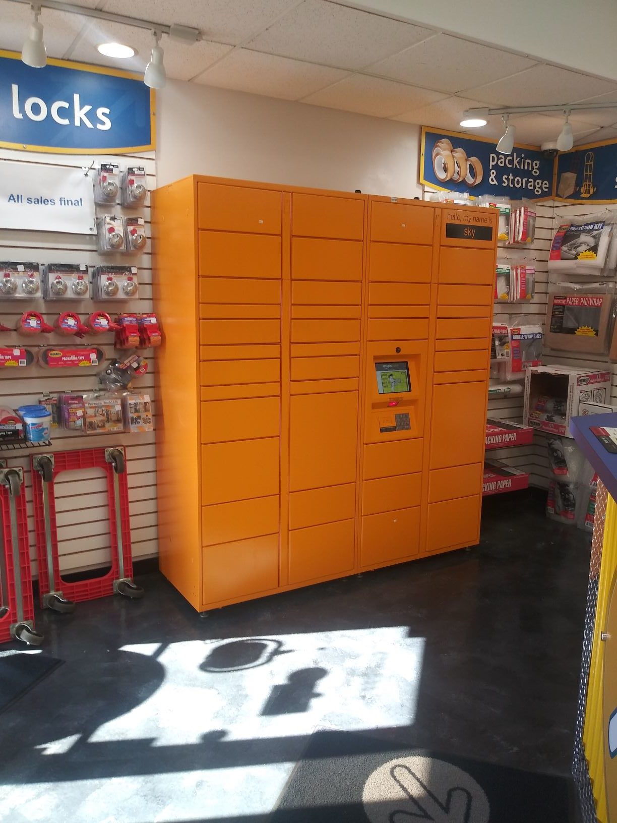 Amazon Hub at Compass Self Storage in Kennesaw, Georgia.