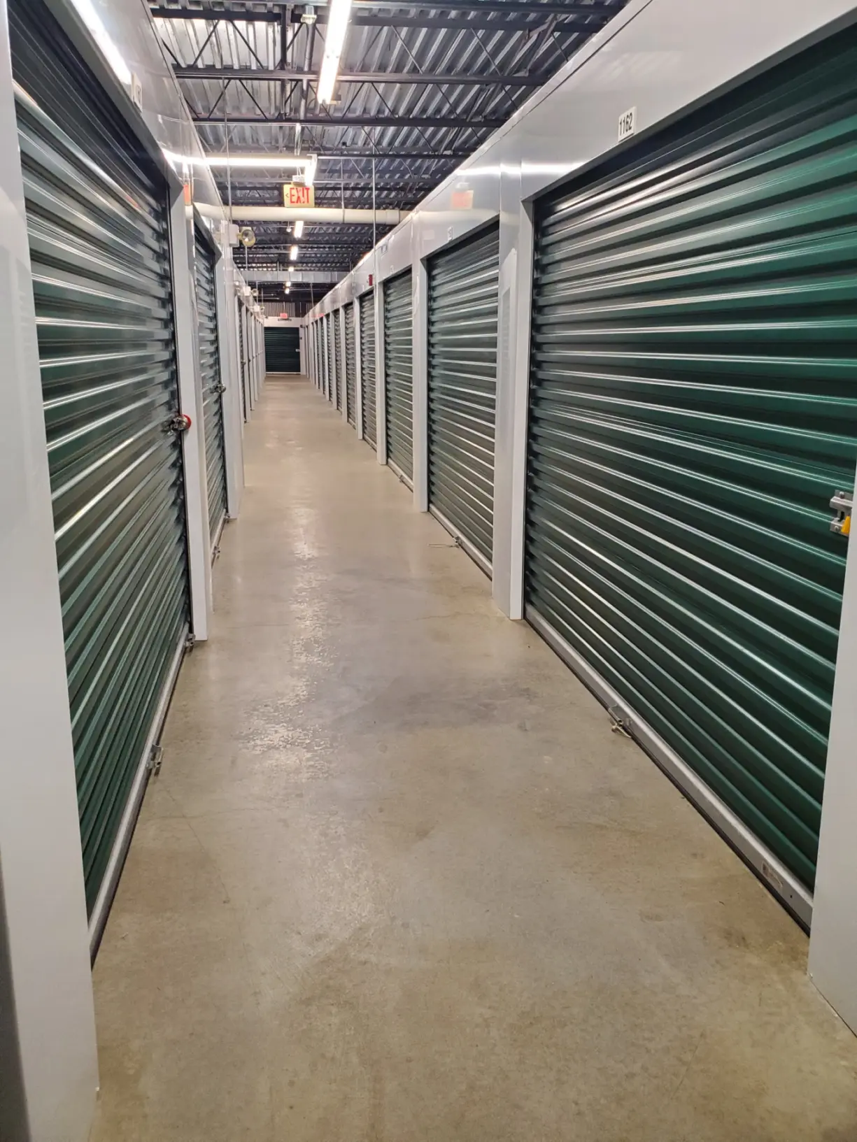 Indoor units at Compass Self Storage.