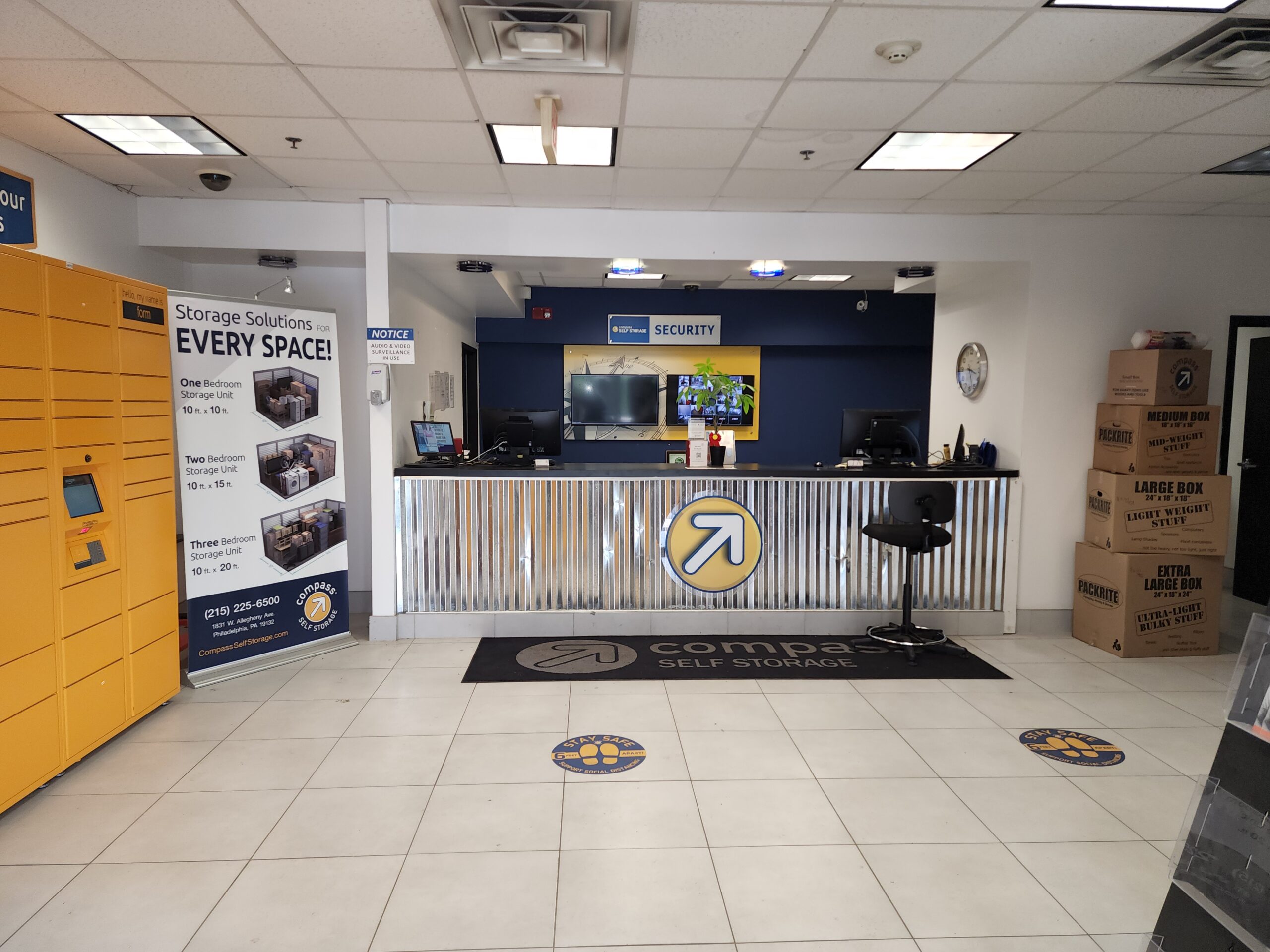 Philadelphia, PA, front storage office.