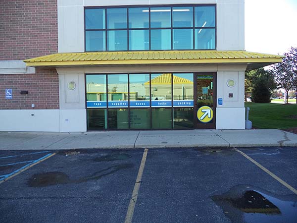 Front office exterior of Compass Self Storage.