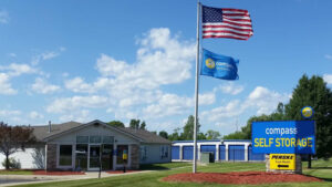 A Compass Self Storage Facility.