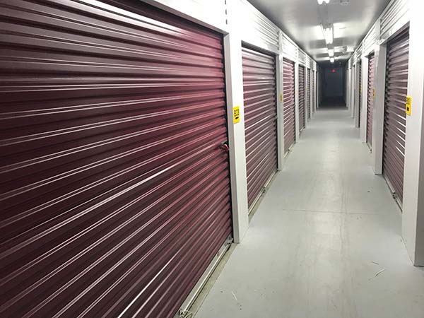 Indoor units at Compass Self Storage.