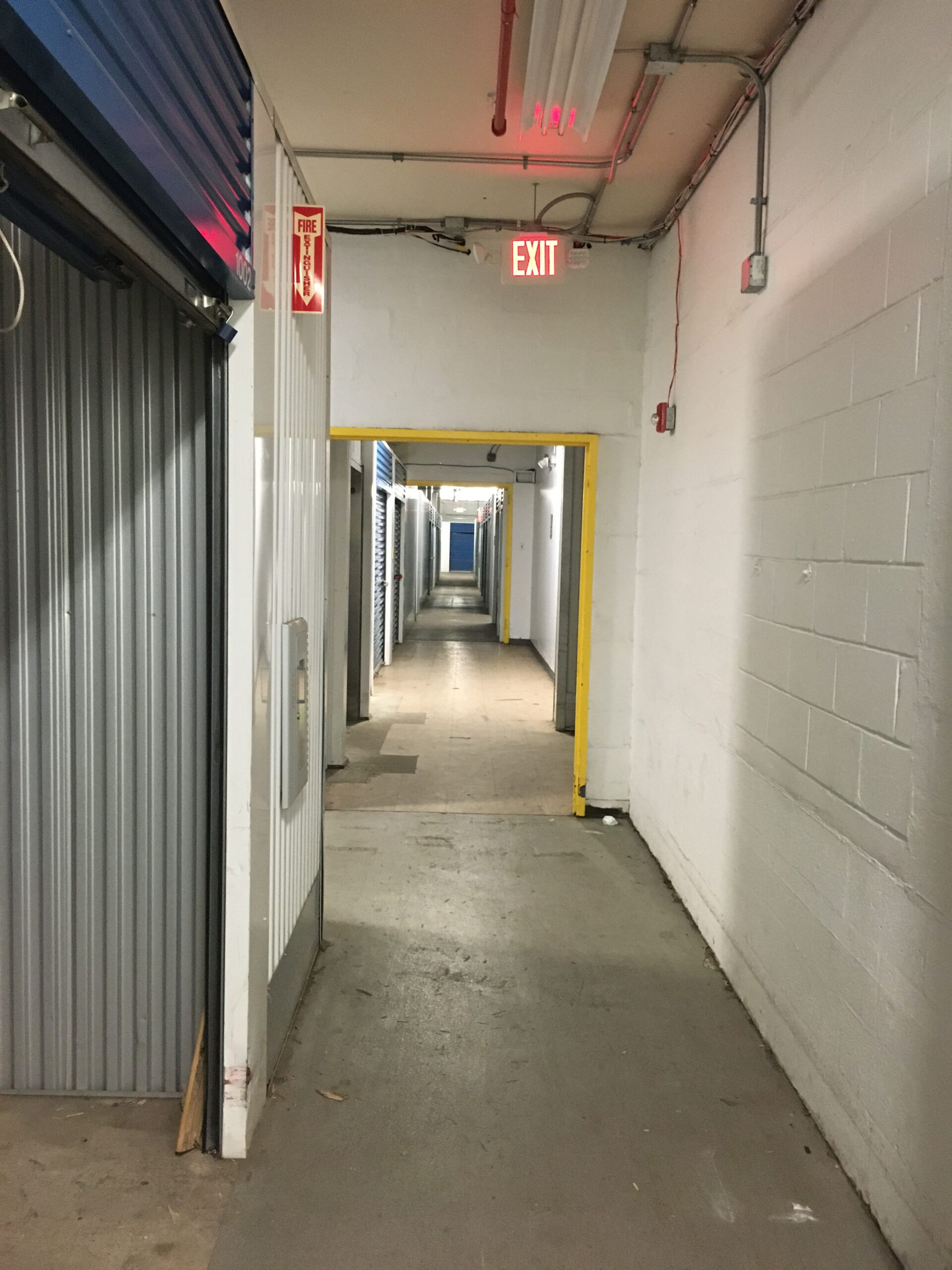 Belmont Avenue indoor hallway space.