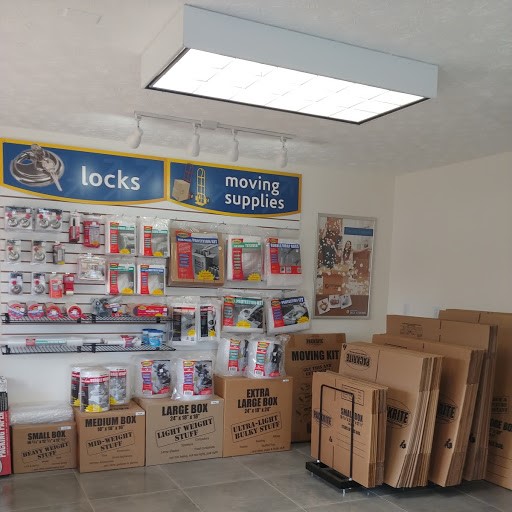 Packing supplies available at storage Compass Self Storage facility in Lawrenceville, GA