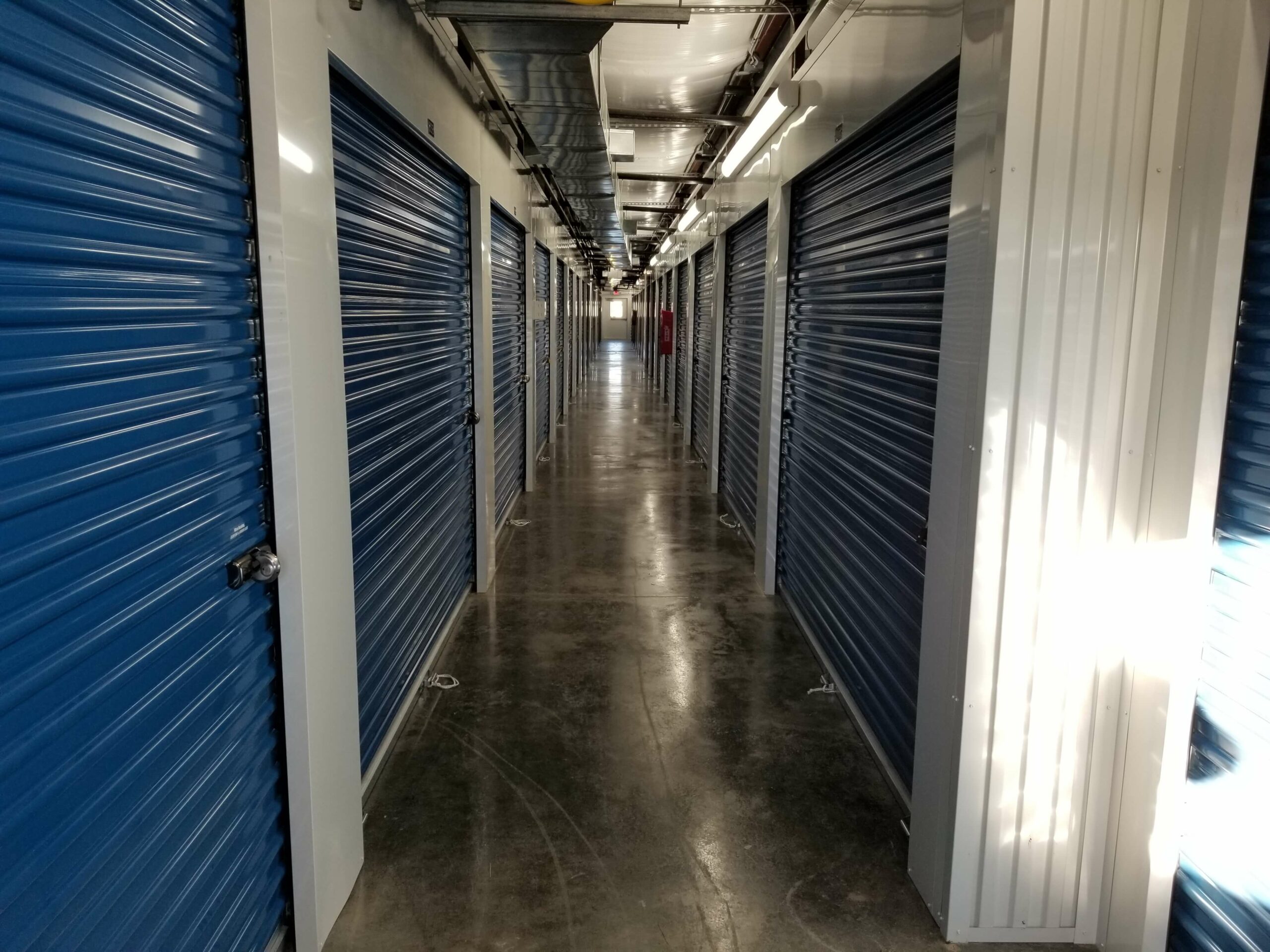 Indoor units at Compass Self Storage.