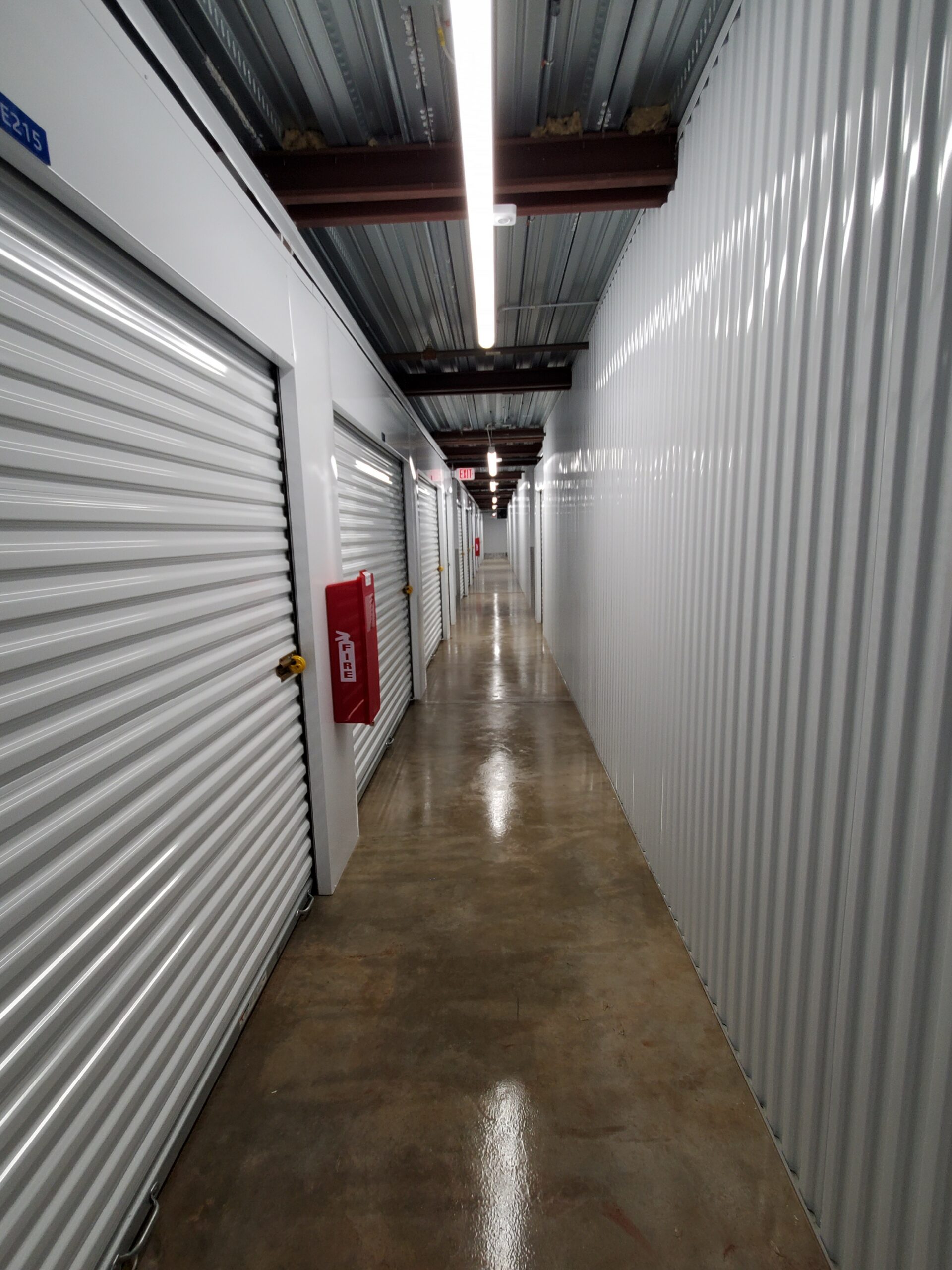 Indoor units at Compass Self Storage.