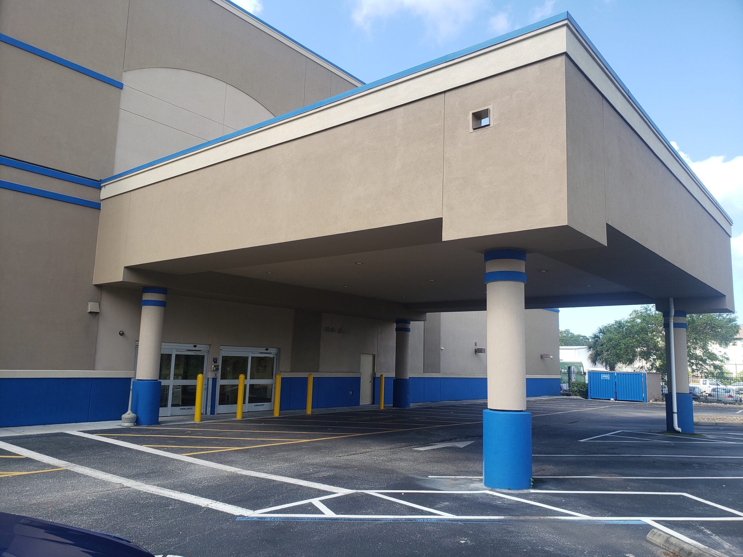 Entrance to storage facility.