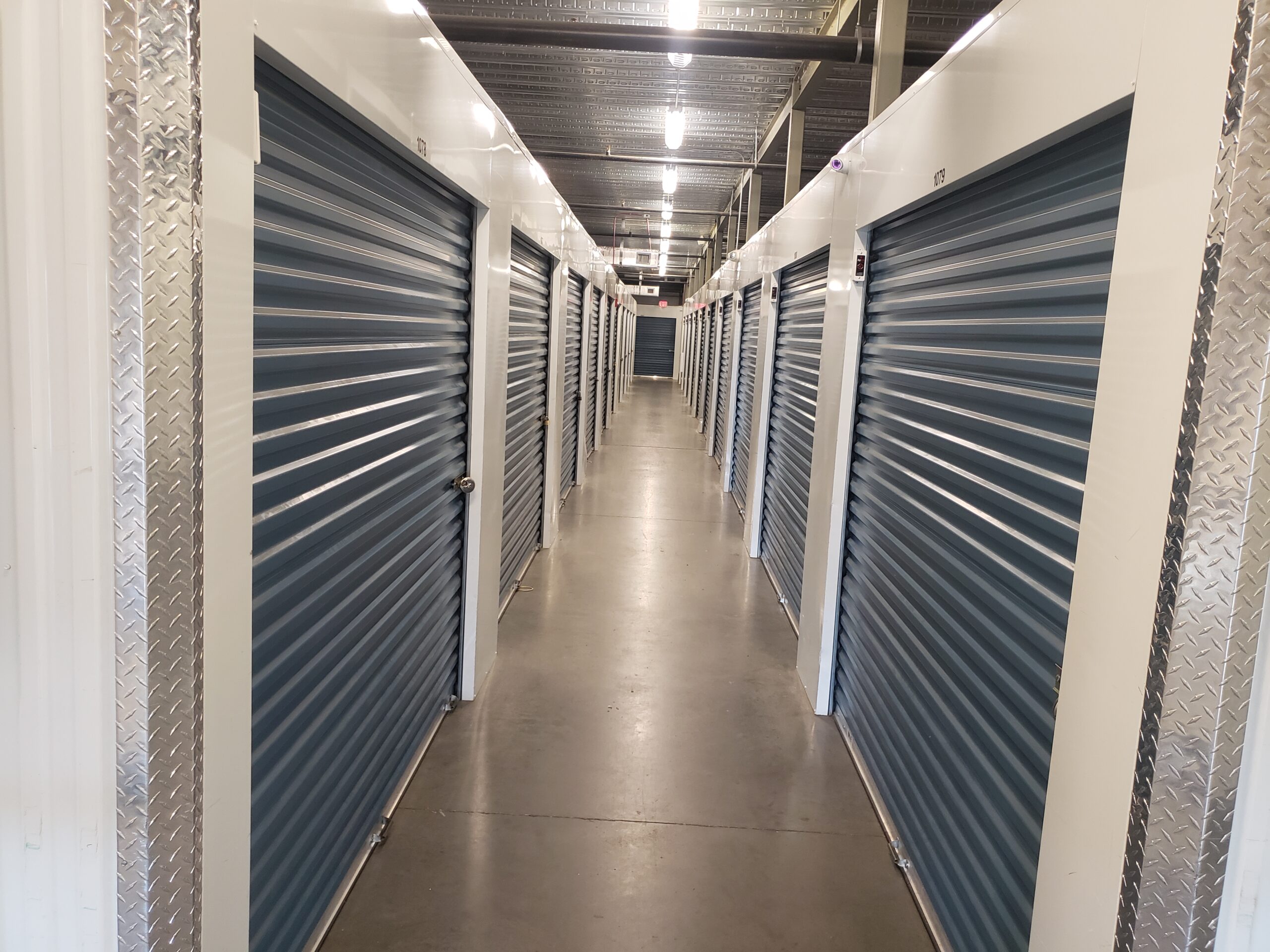 Indoor units at Compass Self Storage in Sarasota, FL.