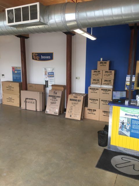 Retail area at Compass Self Storage.