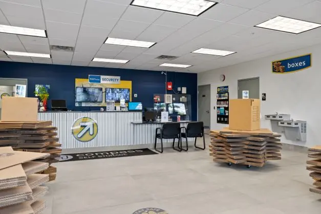 Okeechobee Boulevard front desk.