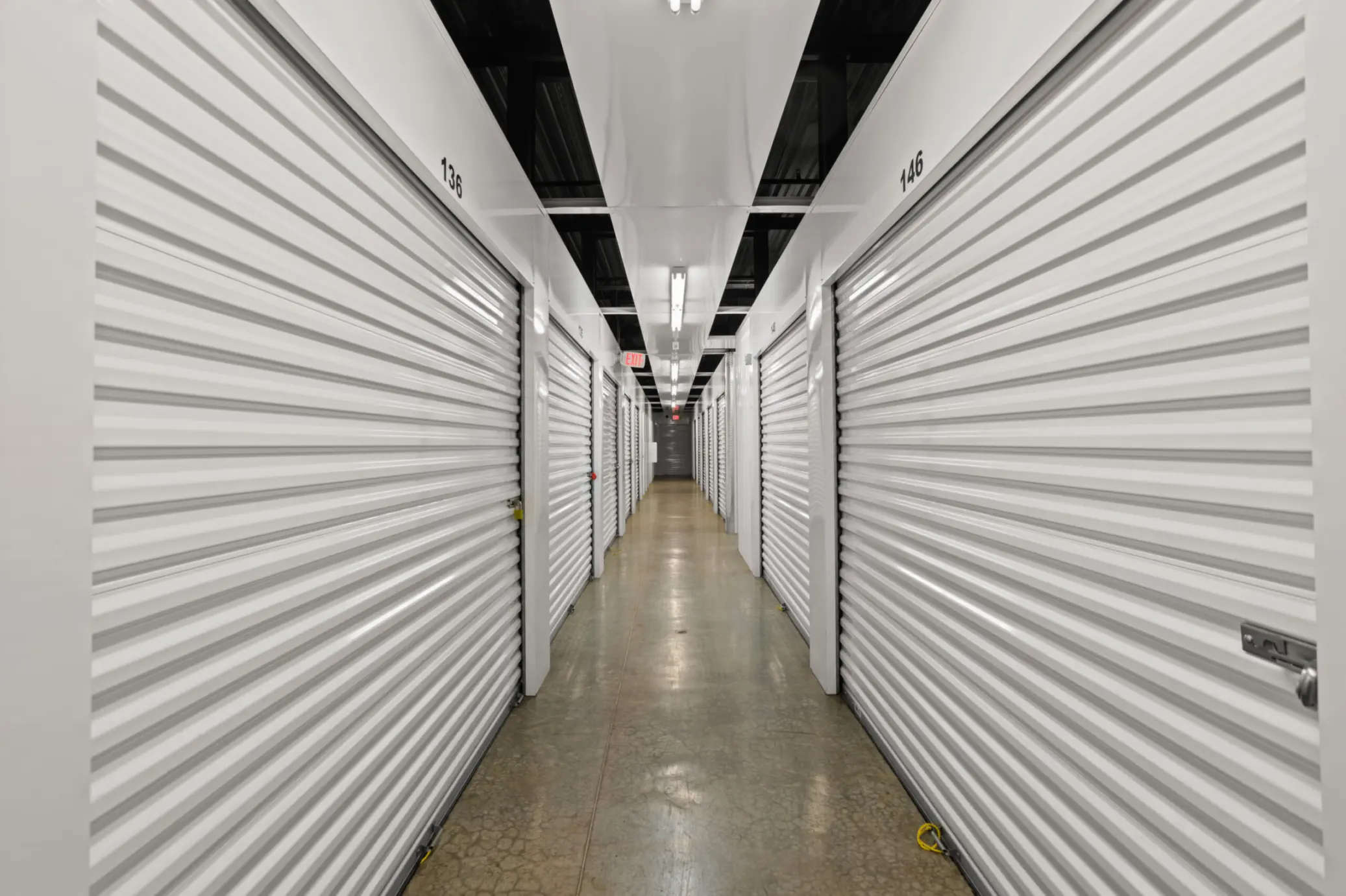 Indoor units at Compass Self Storage.