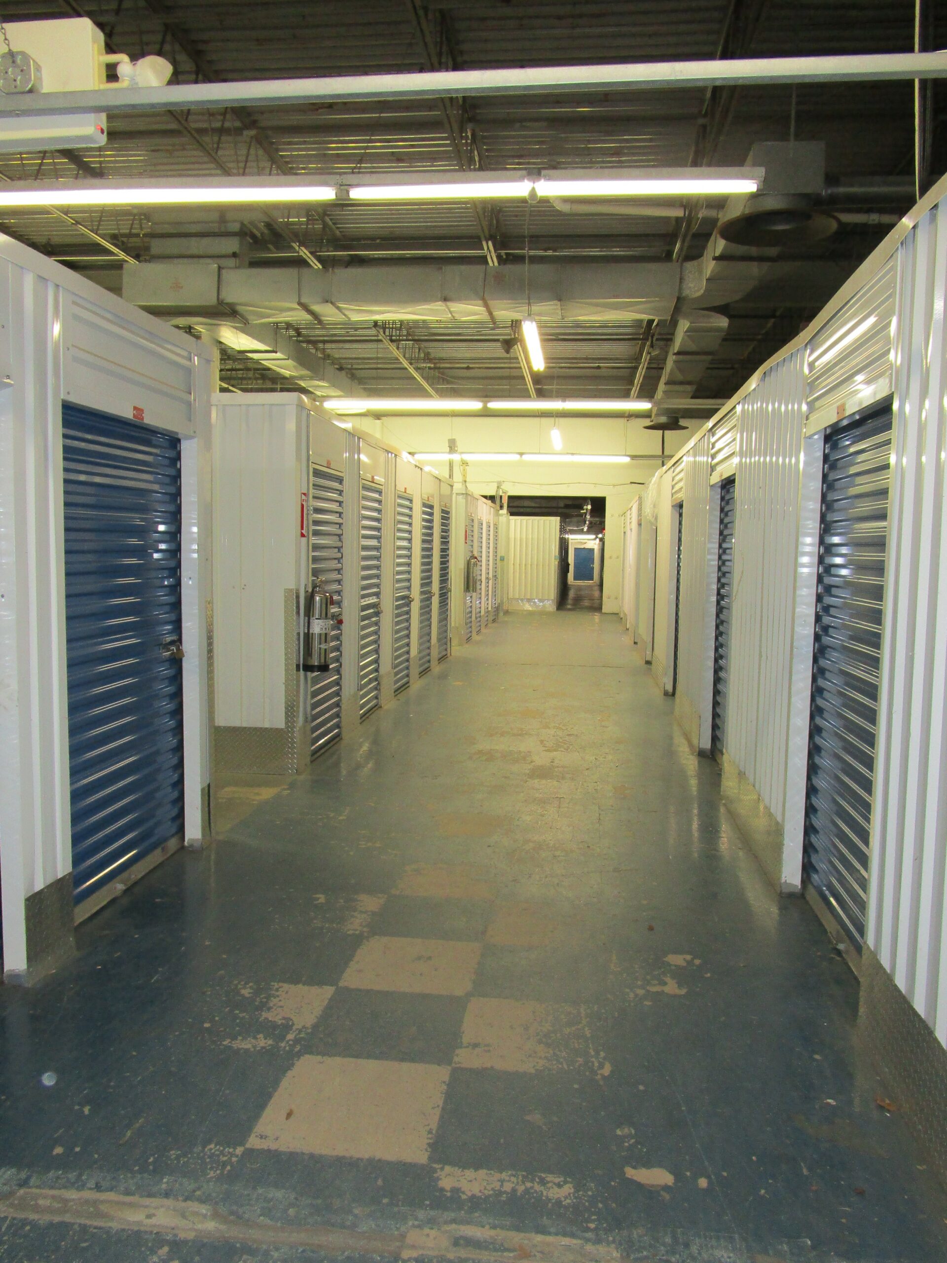 Ninth Avenue indoor storage units.