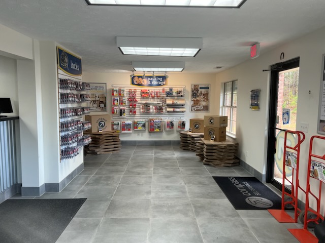 Packing supplies at Compass Self Storage.