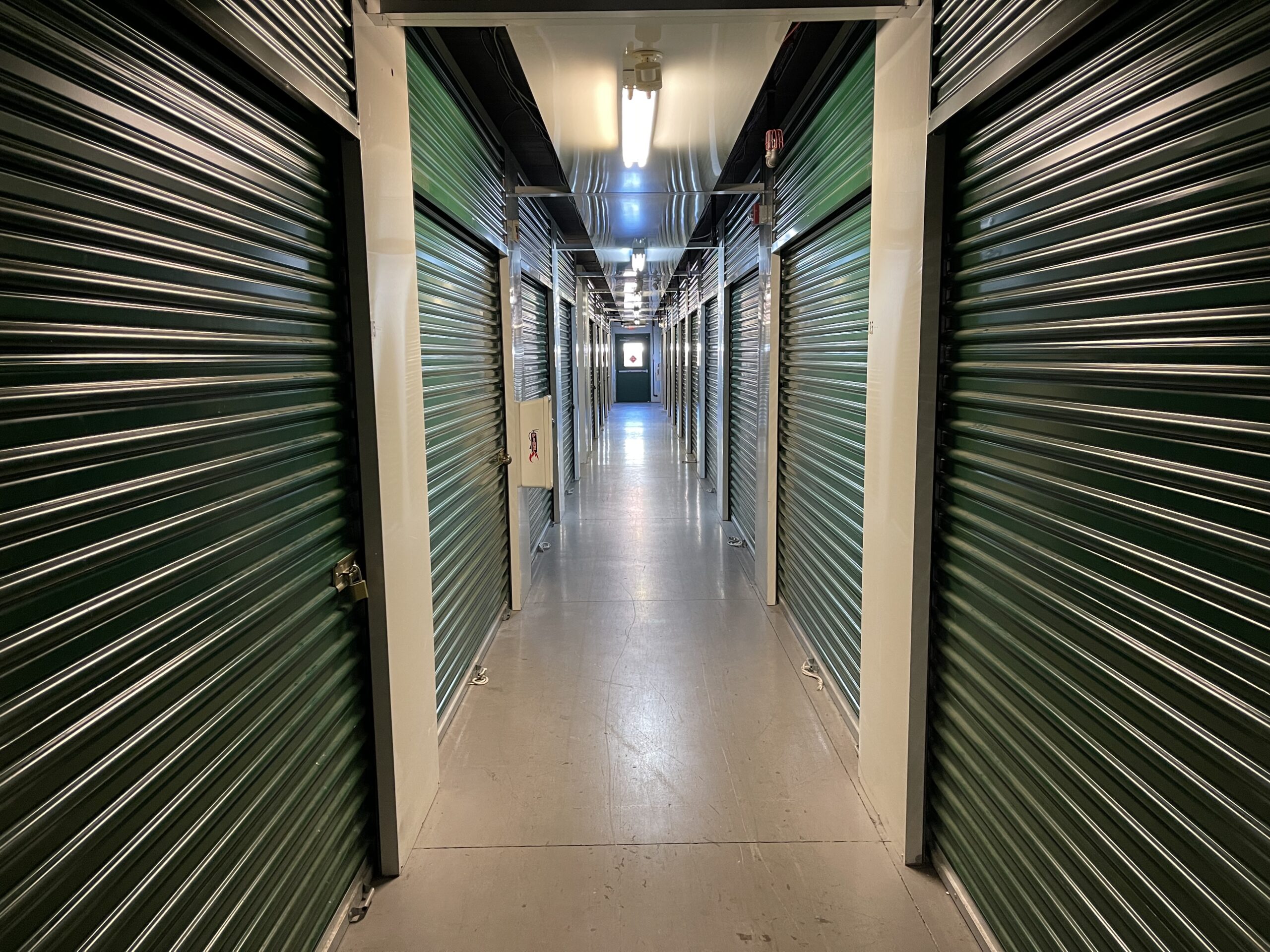 Indoor units at Compass Self Storage.