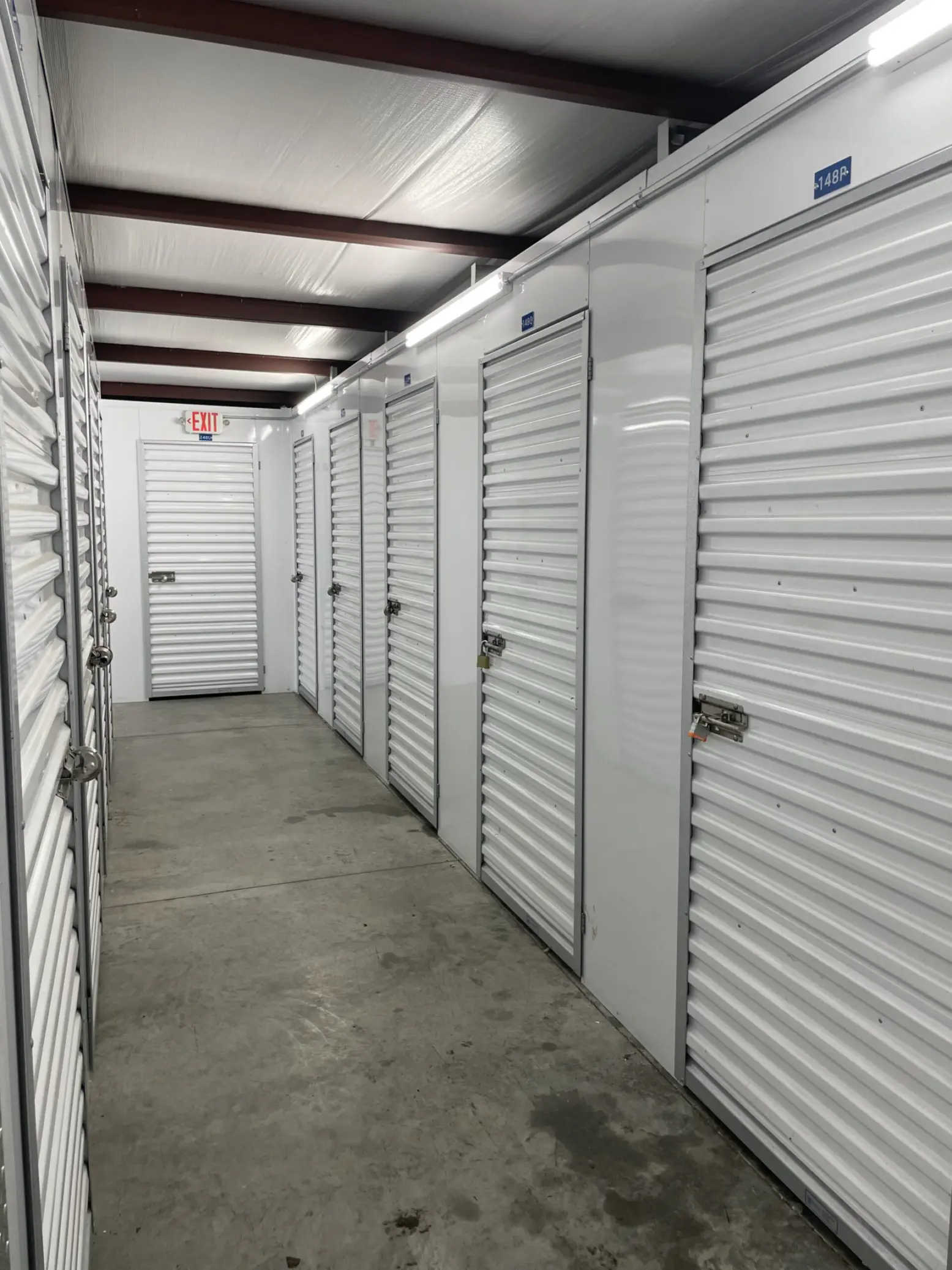 Indoor units at Compass Self Storage.