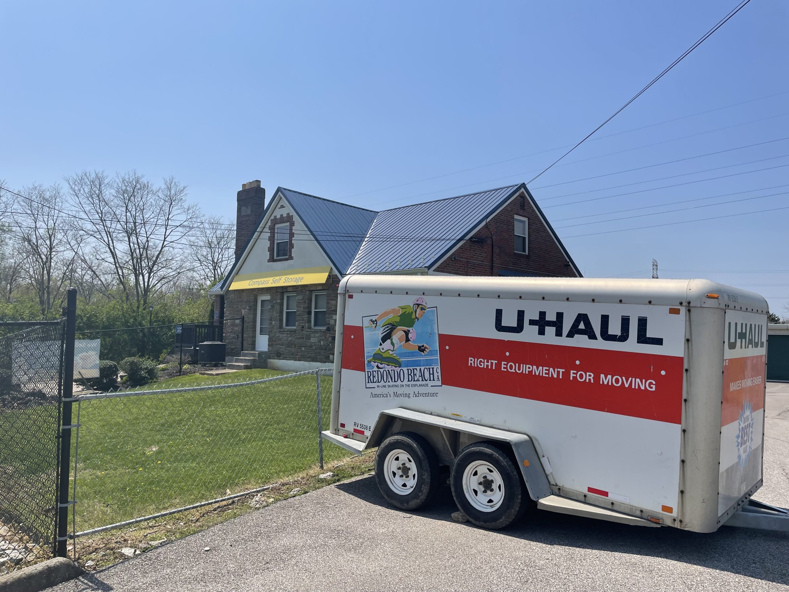 U-Haul Rental Truck at Compass Self Storage.
