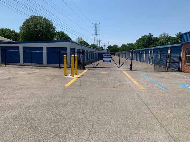 Security gate Compass Self Storage.