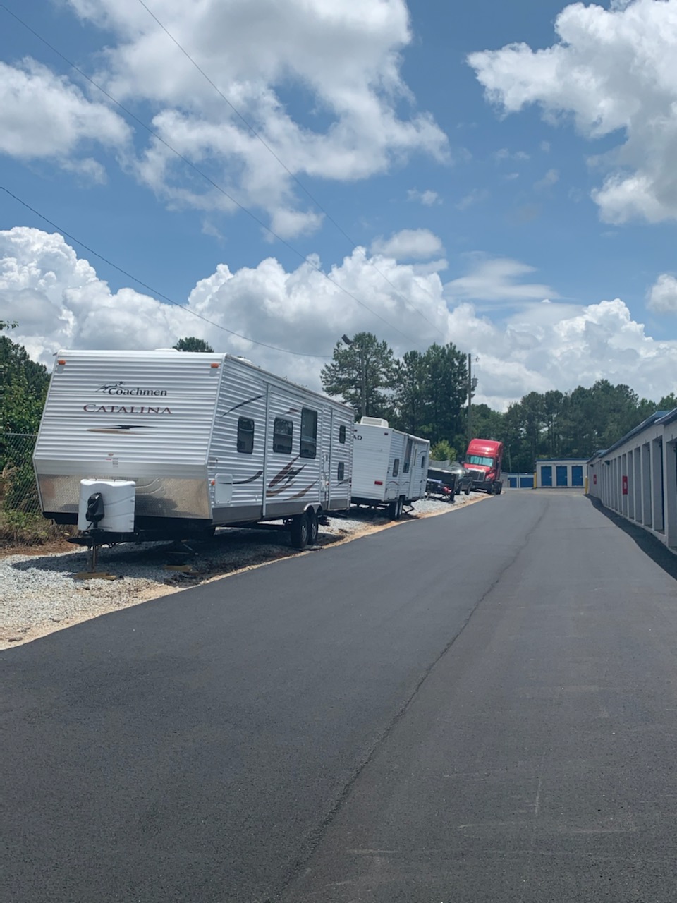 RV parking at Compass Self Storage.