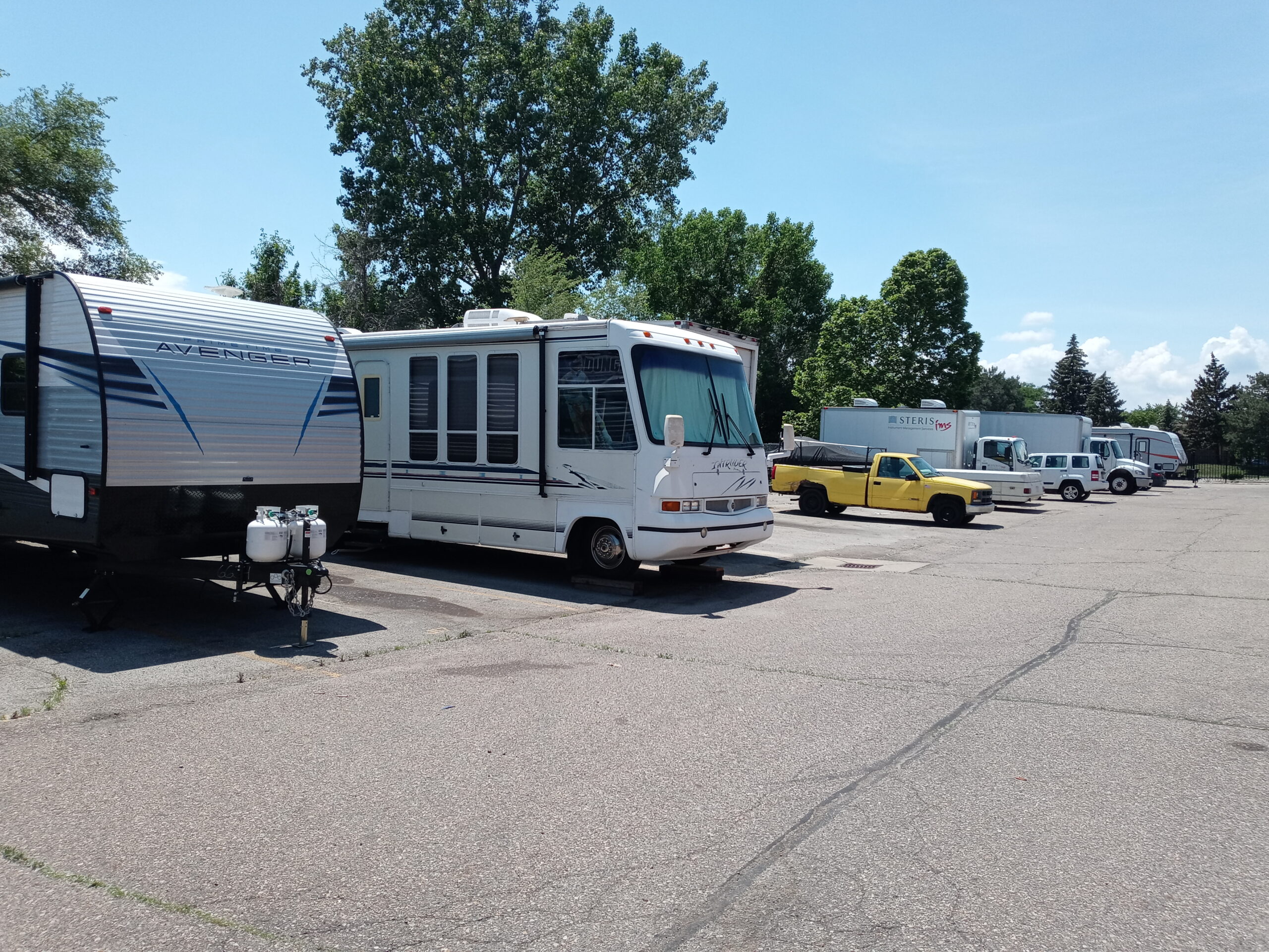 RV, boat and vehicle outdoor parking storage.