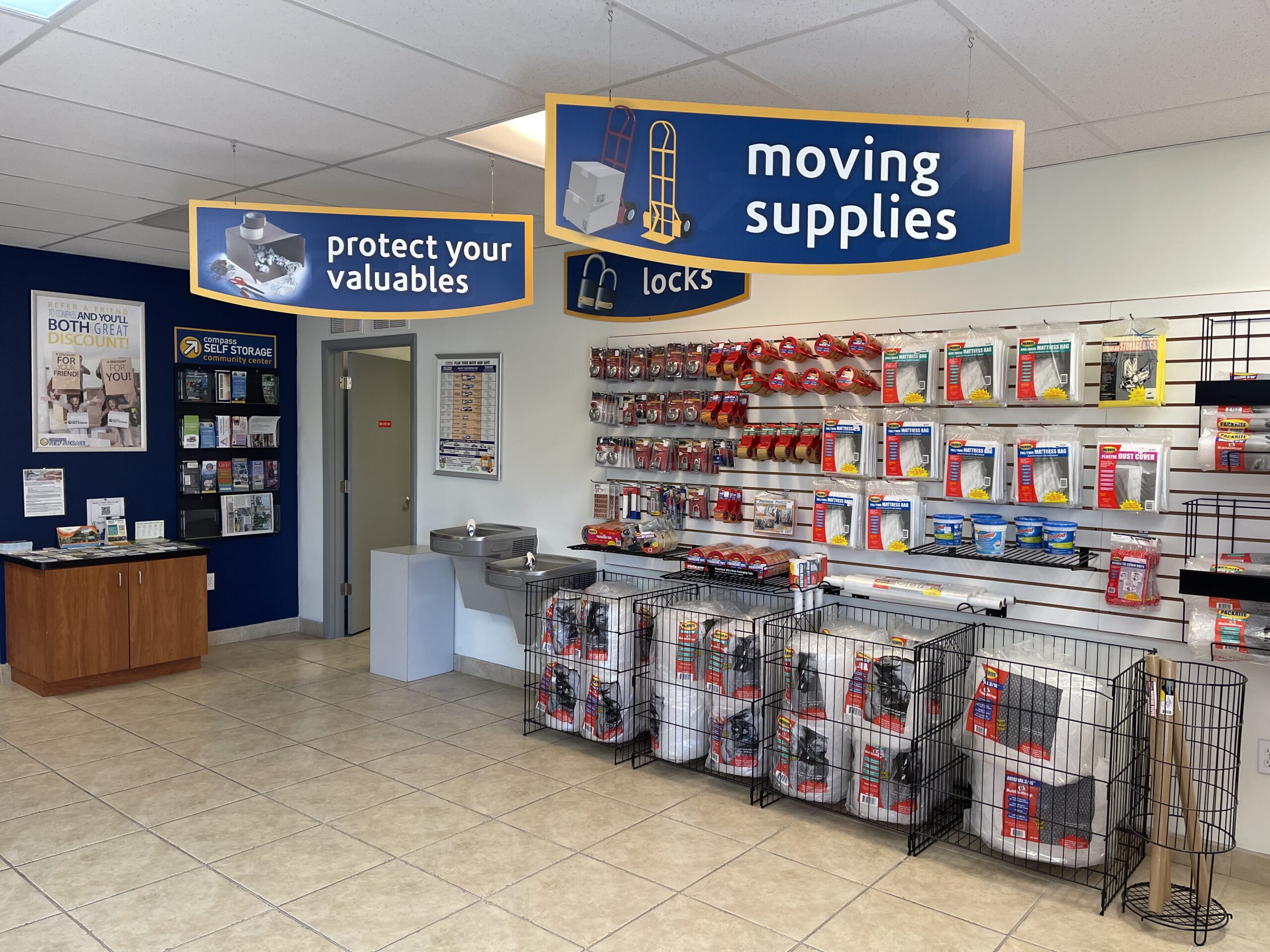 Packing and moving supplies.