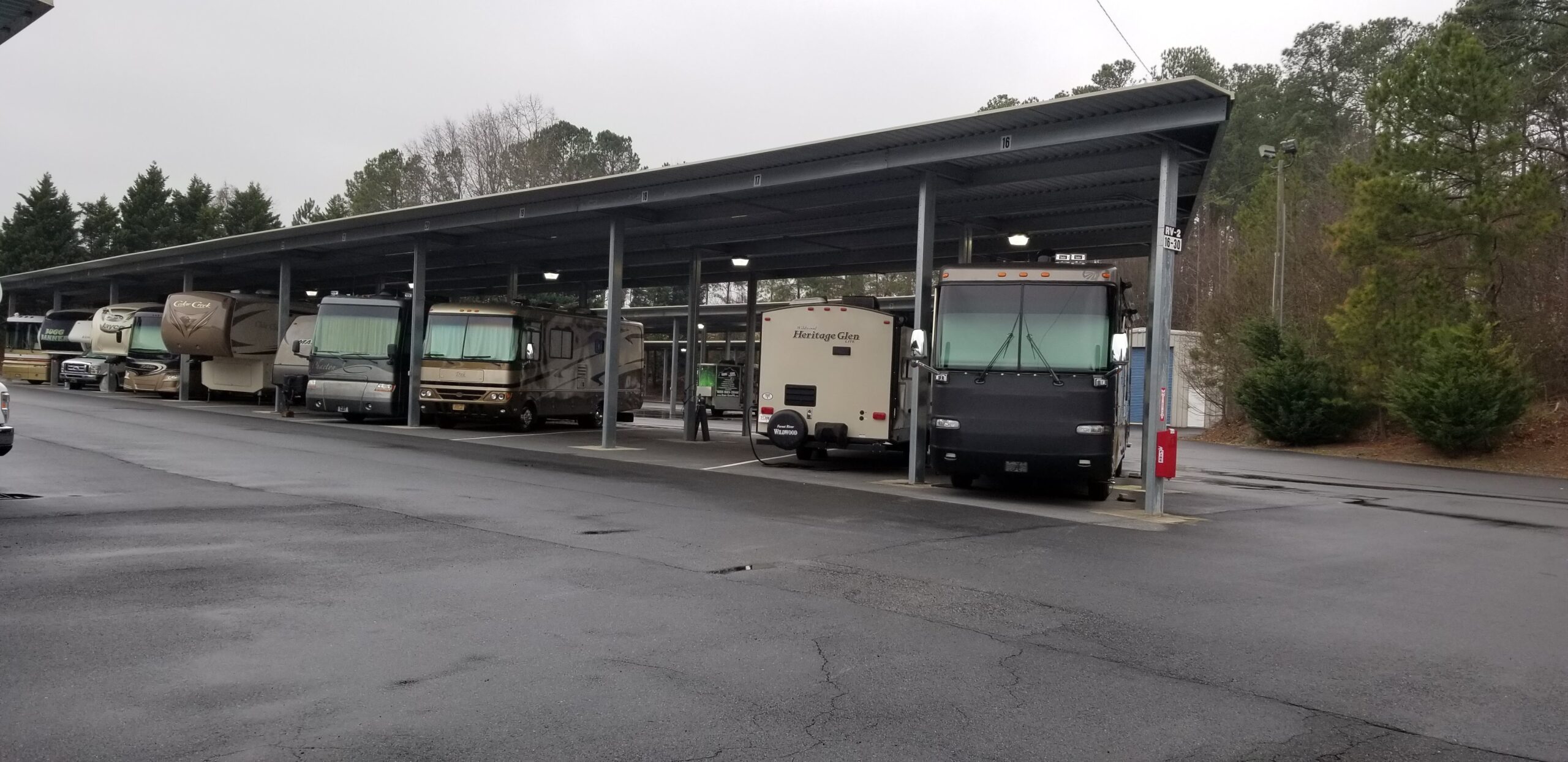 RV Parking at Compass Self Storage.