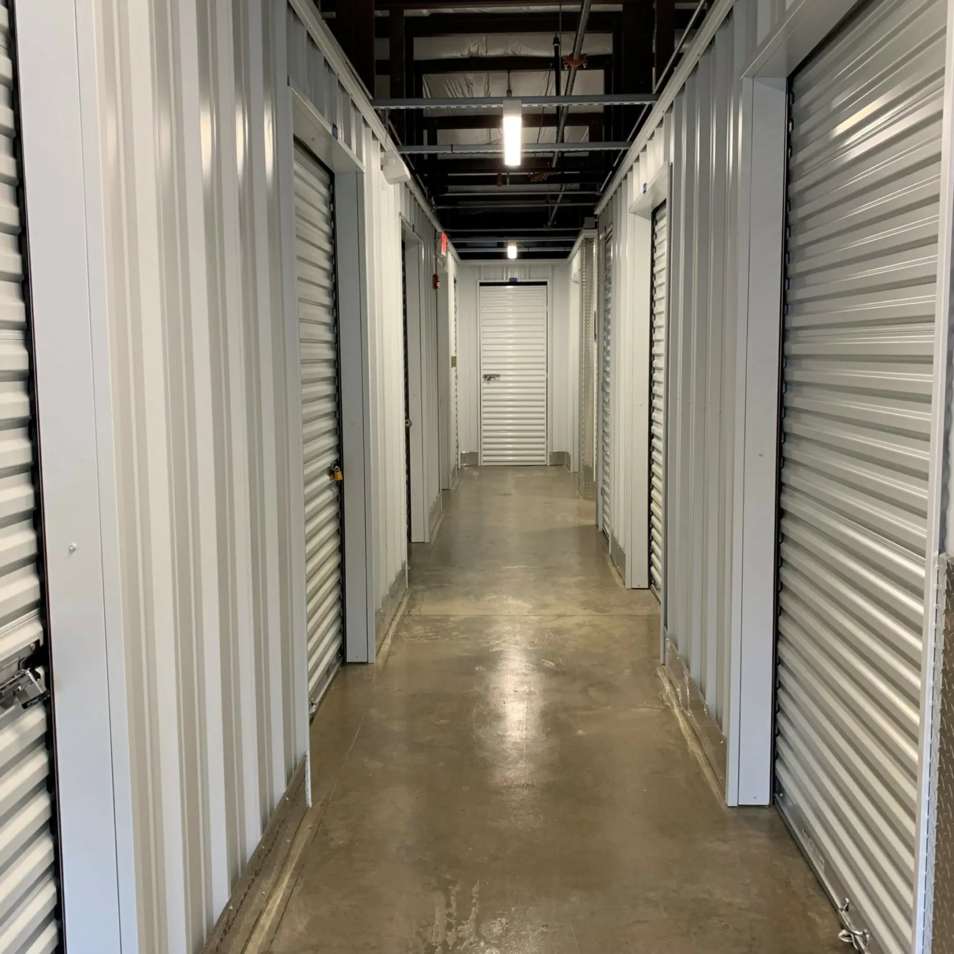 Compass Self Storage indoor storage units.