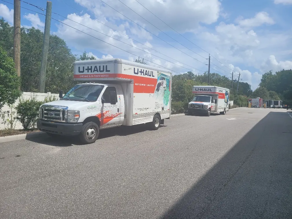 U-Haul Rental Truck at Compass Self Storage.