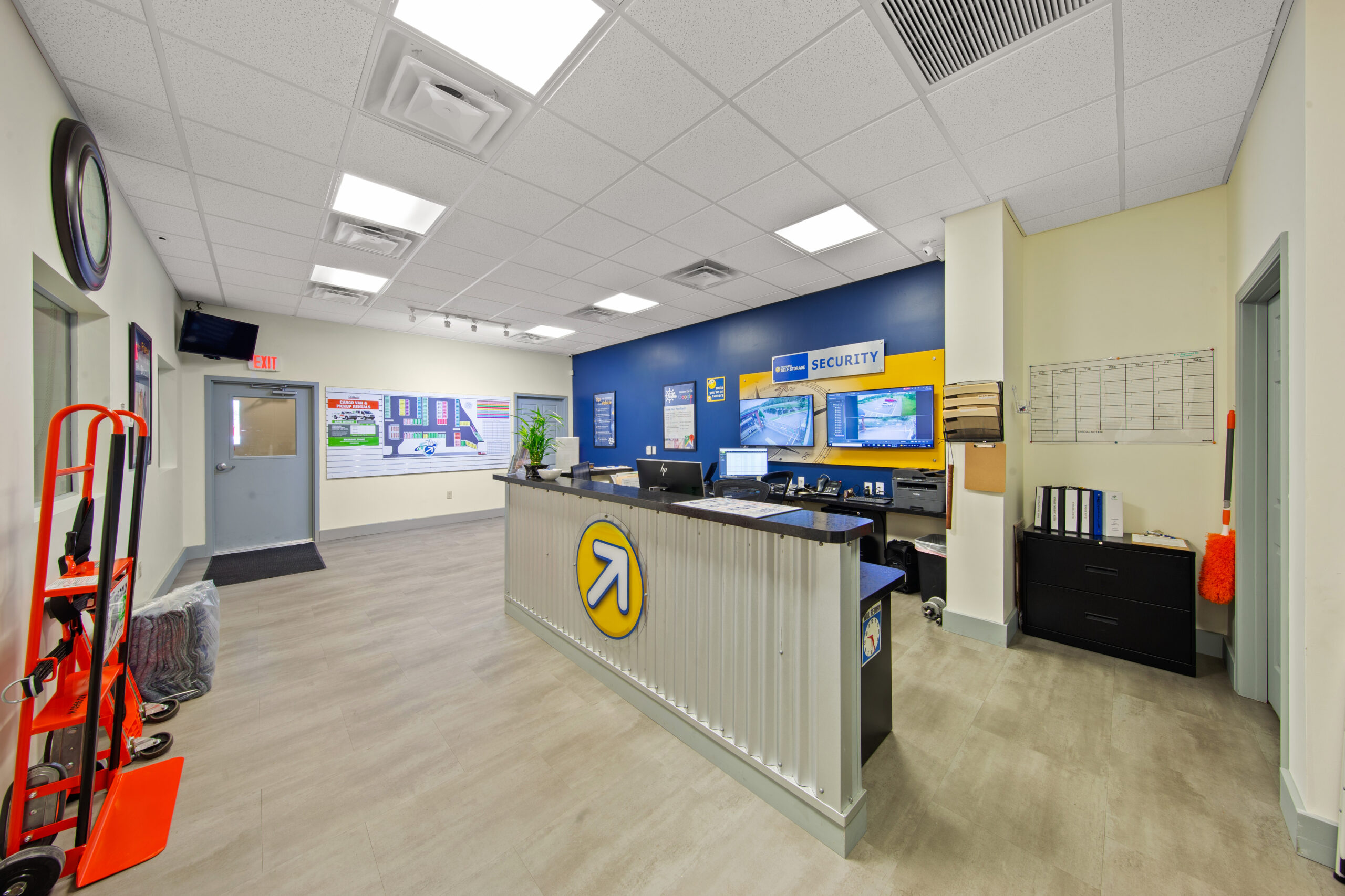 Clean Compass Self Storage office.