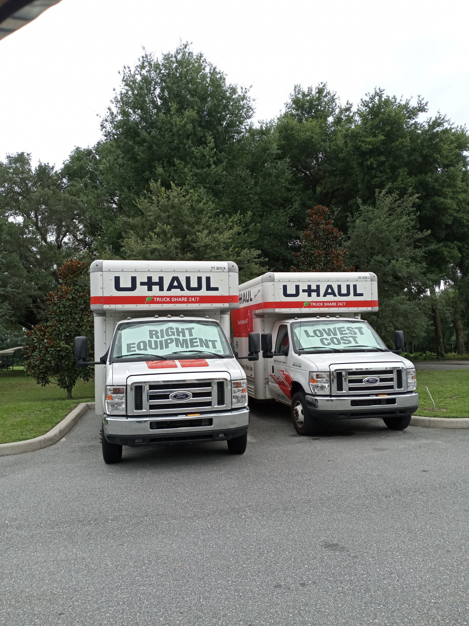 U-Haul Rental Truck at Compass Self Storage.