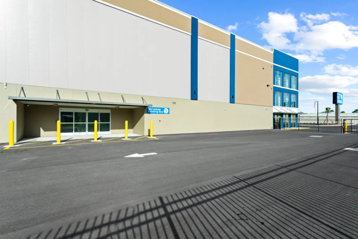 Loading dock at Compass Self Storage.