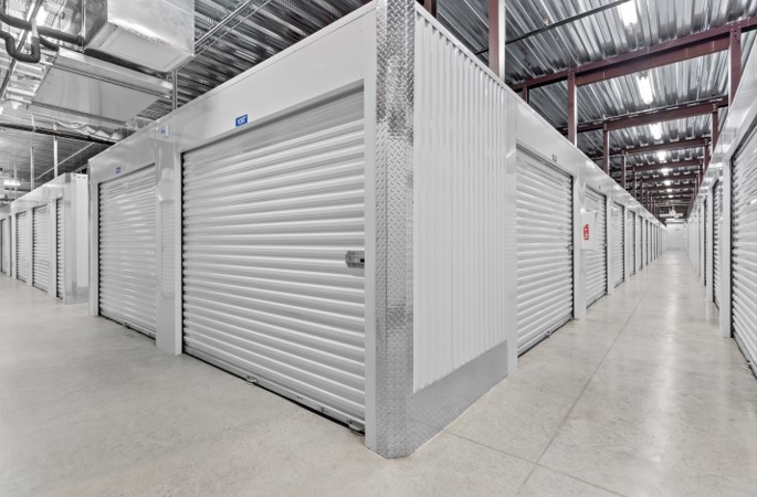 Indoor units at Compass Self Storage.