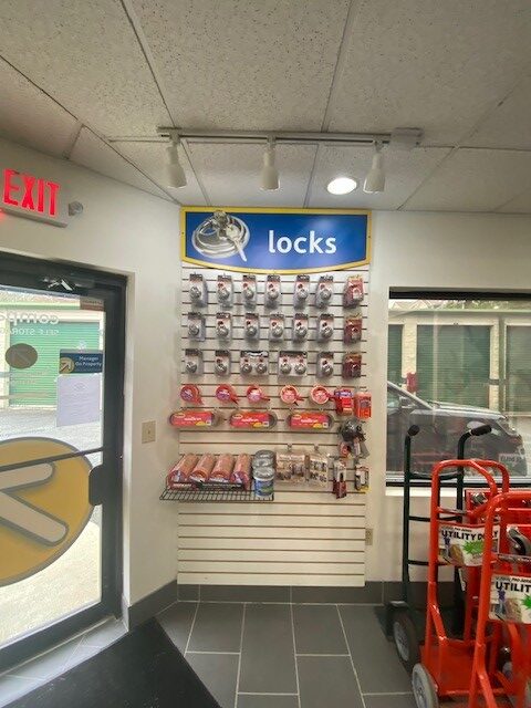 Packing supplies and locks for sale in Kennesaw.