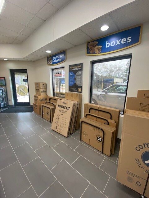 Boxes for sale at Compass Self Storage in Kennesaw.