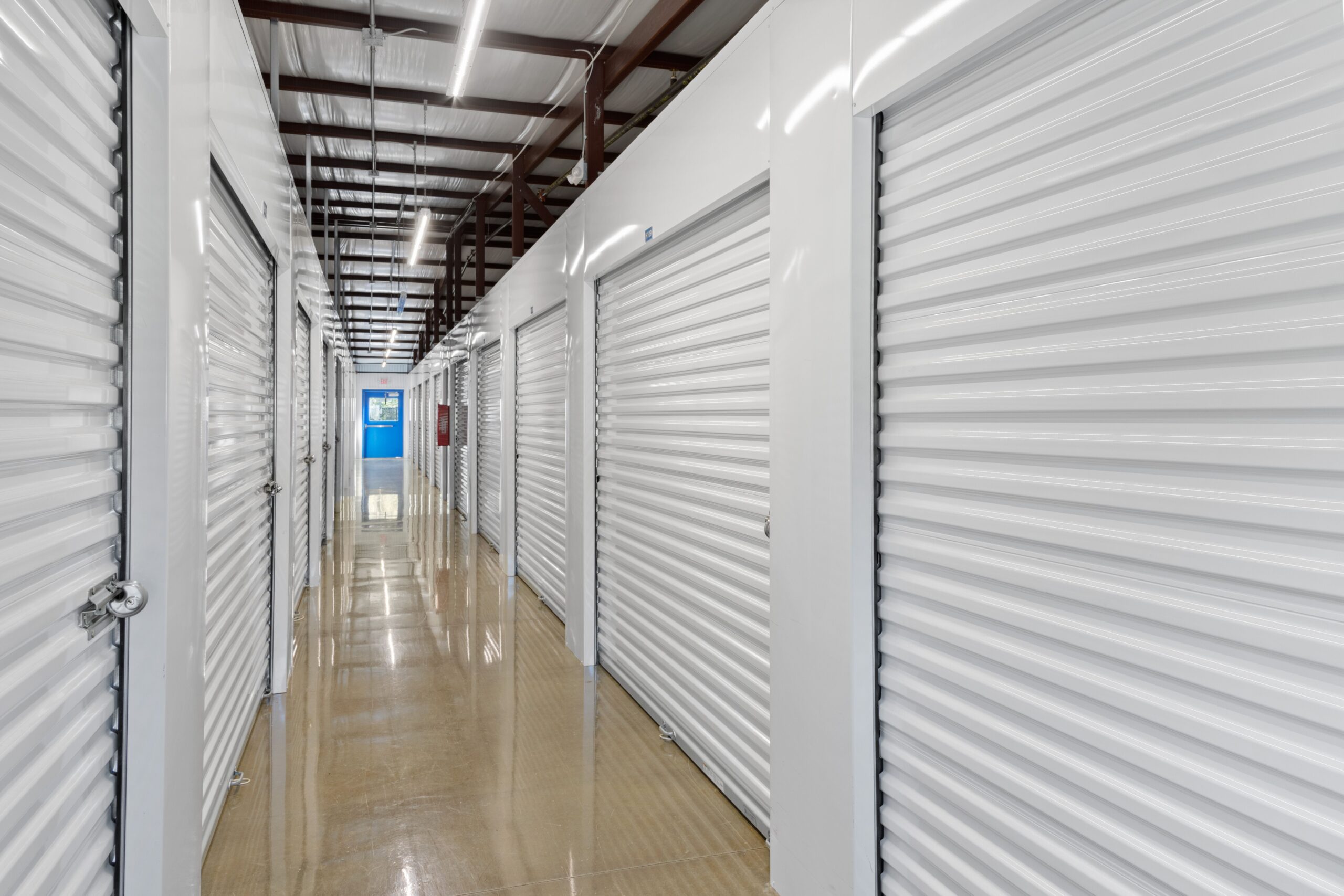 Indoor units at Compass Self Storage.