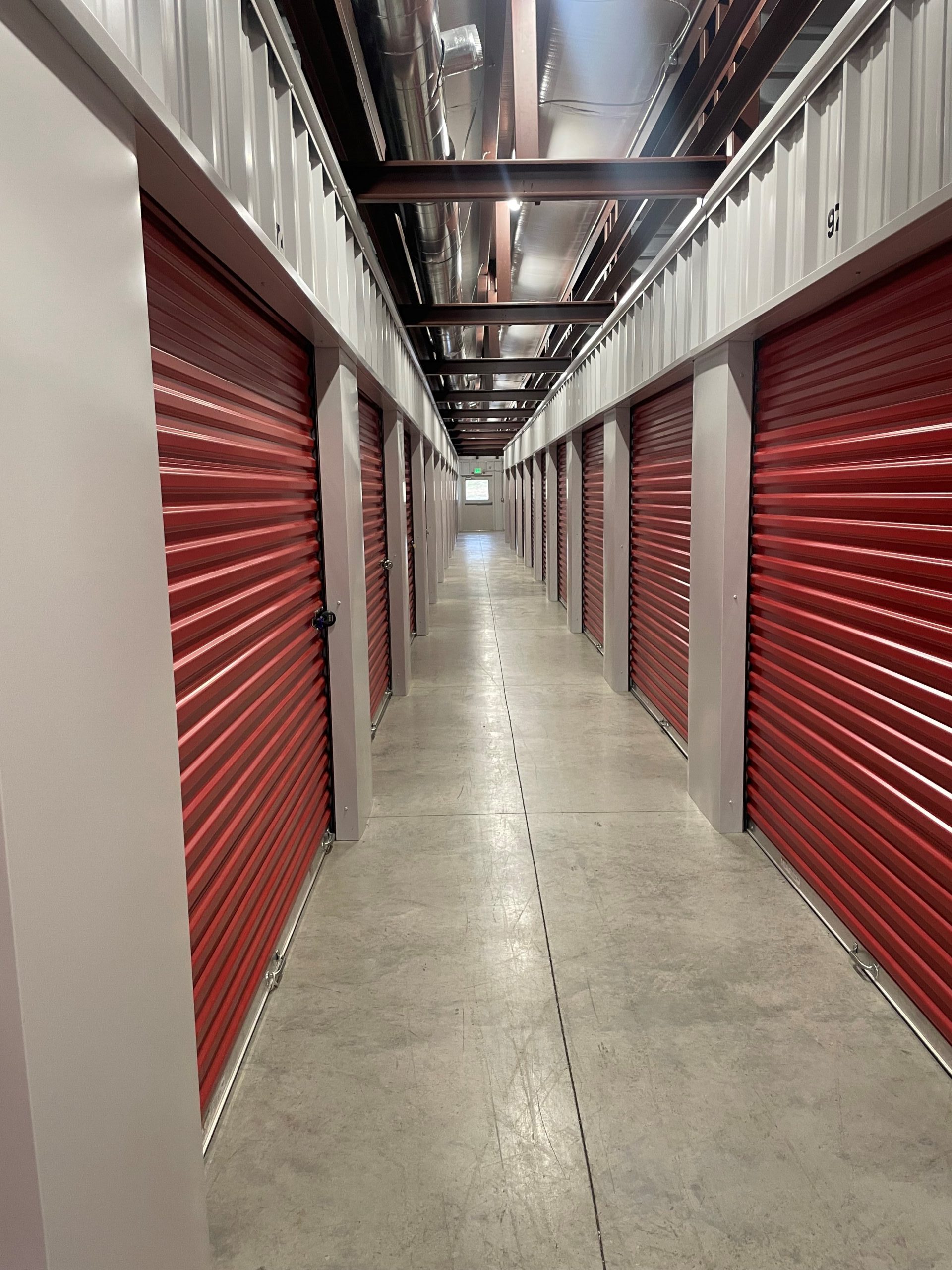 Indoor units at Compass Self Storage.