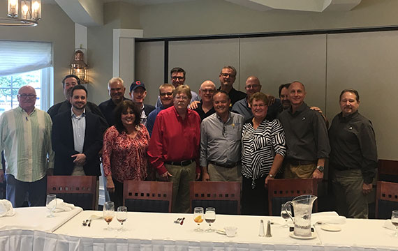 Group picture at meeting with Compass Self Storage.